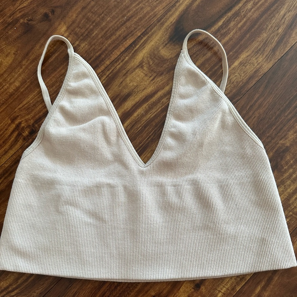 ribbed crop top / bralette